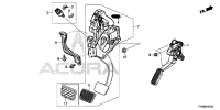 46600TBZH01-PEDAL ASSY-BRAKE