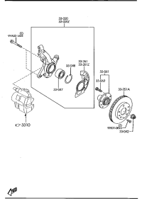GP9A33047A-BEARING,WHEEL