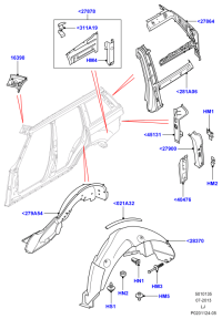 CLB500010-GASKET,W.PUMP INLET