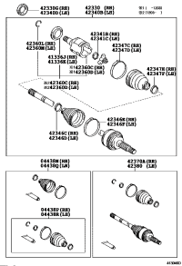4234048090-SHAFT ASSY, REAR DRIVE, RH