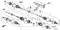 44305TR2A51-SHAFTASSY,RDRIV