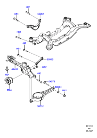 6G912C299AAB-Hub assy-wheel/incl