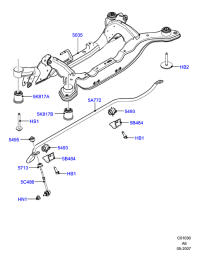7G914A037ABA-BUSH STABILIZER BAR