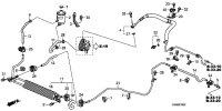 53764SJA003-Cooler assy, power steering oil
