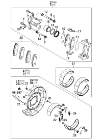584103E001-BRAKE ASSY-RR LH