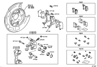 0446632010-PAD KIT, DISC BRAKE, REAR