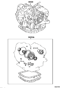 0435133431-GASKET KIT, TRANSAXLE OVERHAUL(ATM)