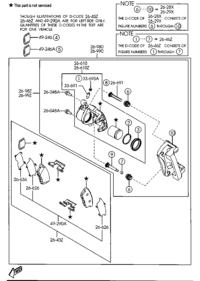 L2Y82643ZB-PAD SET,RR CALIPER