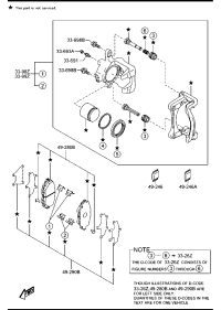 NAYJ3328ZA-PAD SUB SET,FRT CALI