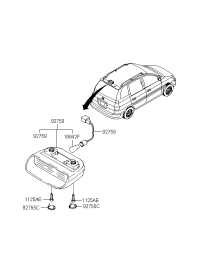 9275017000LT-LAMP ASSY-HMS