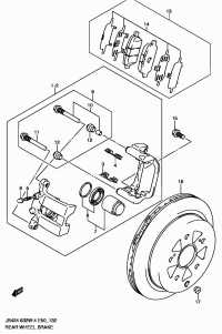 5540277K01999-CALIPER,REAR BRAKE,L