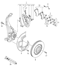 4H0698151Q-BRAKE PAD FRT-GOLF VII