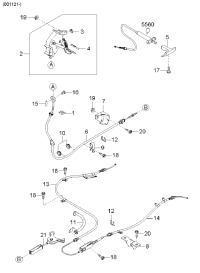 0K56B44150-CABLE-PARKING,FRT