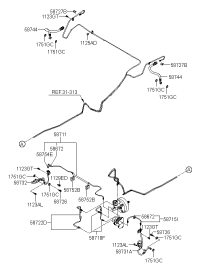 587443K000-HOSE-BRAKE RR