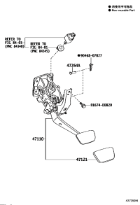 4711060470-SUPPORT ASSY, BRAKE