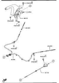 DG8044400C-Cable, parking brake
