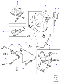 SJG000010-Servo assembly brake