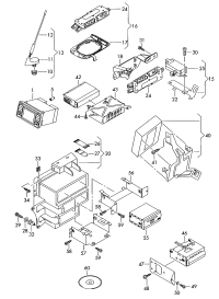 3BD035191-Navigation unit-radio