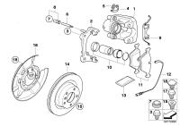 34216764651-BRAKE DISC,RR 1,3,3C VENT-E92