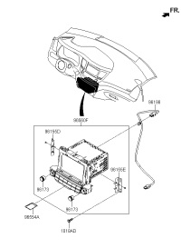 96554F8210-Map navigation extension memory card
