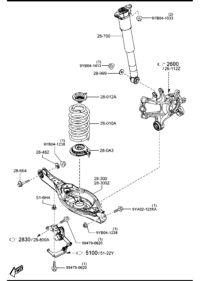 GV9W28910-DAMPER,REAR