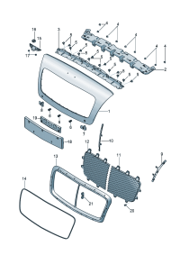 3W3853957A-BRACKET,HARNESS