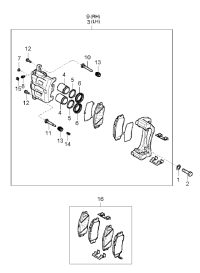 581303F000-BRAKE ASSY-FR,RH