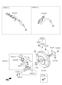 591103V001-BOOSTER ASSY BRAKE