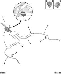 9805411980-WIRE B,HAND BRAKE