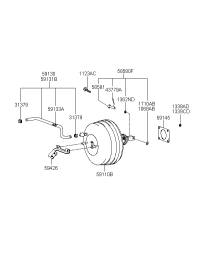 5911038306-BOOSTER ASSY, BRAKE