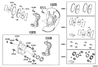 0494576010-SHIM KIT, ANTI SQUEAL, FRONT