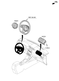 80100R9000NNB-MODULE ASSY-STRG WHEEL AIR BAG