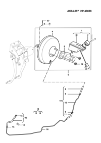 24545651-BOOSTER ASSY BRAKE