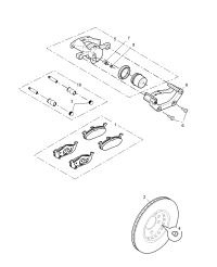 10025315-Pad assy-fr brake