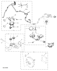 10064636-Tank & hose assy-reservoir