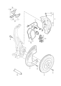 4M8698151C-BRAKE PAD FRT-GOLF VII