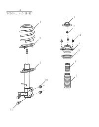 4013008100-Absorber, shock, front rh