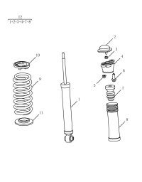 4020005200-DAMPER,REAR