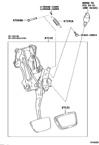 4711030420-SUPPORT ASSY, BRAKE