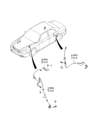 956703C000-SENSOR ASSY-ABS FR WHEEL LH