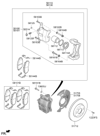 58101Q3A00-PAD KIT-FR DISC BRAKE
