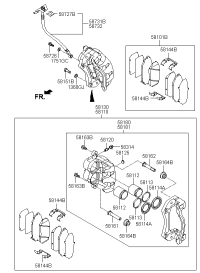 581013JA01-PAD KIT-FR DISC BRAKE