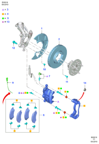 BK212K004BC-Shield-splash guard rh