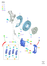 GK291125AC-BRAKE DISC LR/RR SPORT/L320