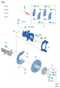 GK292M008AB-BRAKE SHOE SET RR -L319