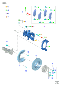 GK292A097AB-BRAKE DISC LR/RR SPORT/L320