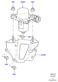 SQU500052-BRACKET-ENGINE SUPP*