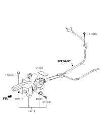 597102M5509P-LEVER ASSY-PARKING BRAKE