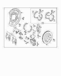 0074201020-BRAKE PAD RER-C(W205)