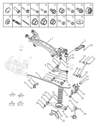 4086001300-SUBFRAME ASSY,RR